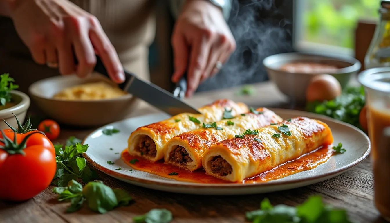 Canelones de carne con la receta tradicional de la abuela: el paso a paso para un sabor casero y reconfortante.