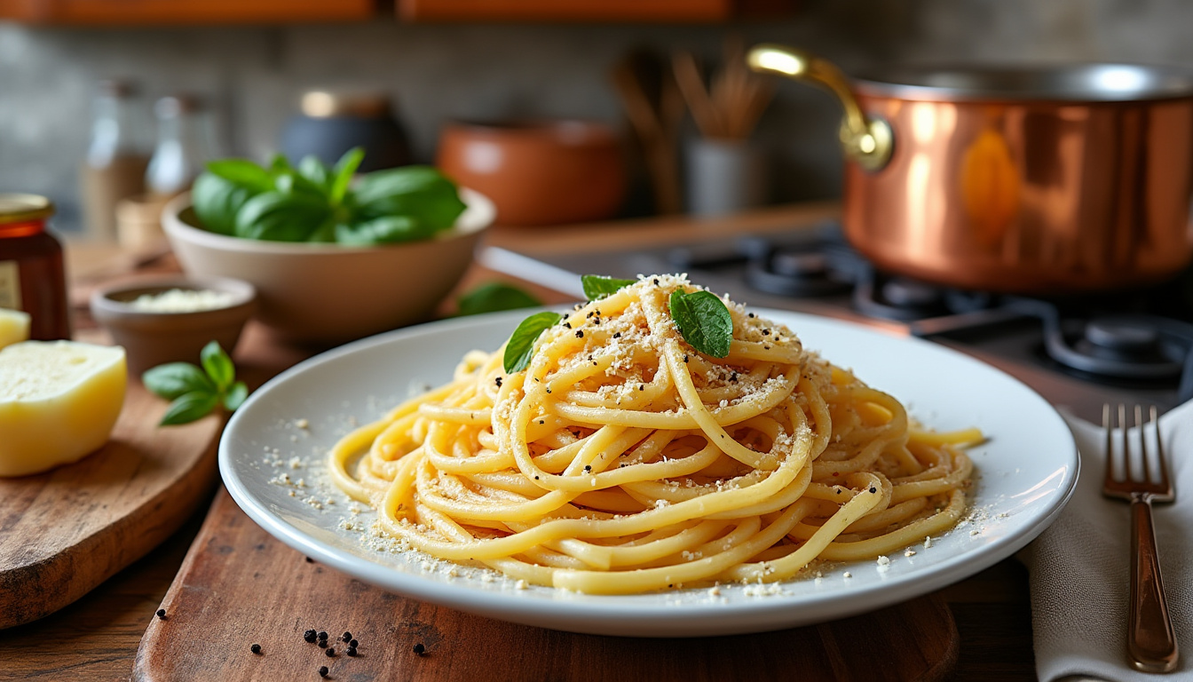 descubre cómo preparar una auténtica pasta carbonara con guanciale siguiendo la receta tradicional italiana. disfruta de este clásico plato romano lleno de sabor y simplicidad.