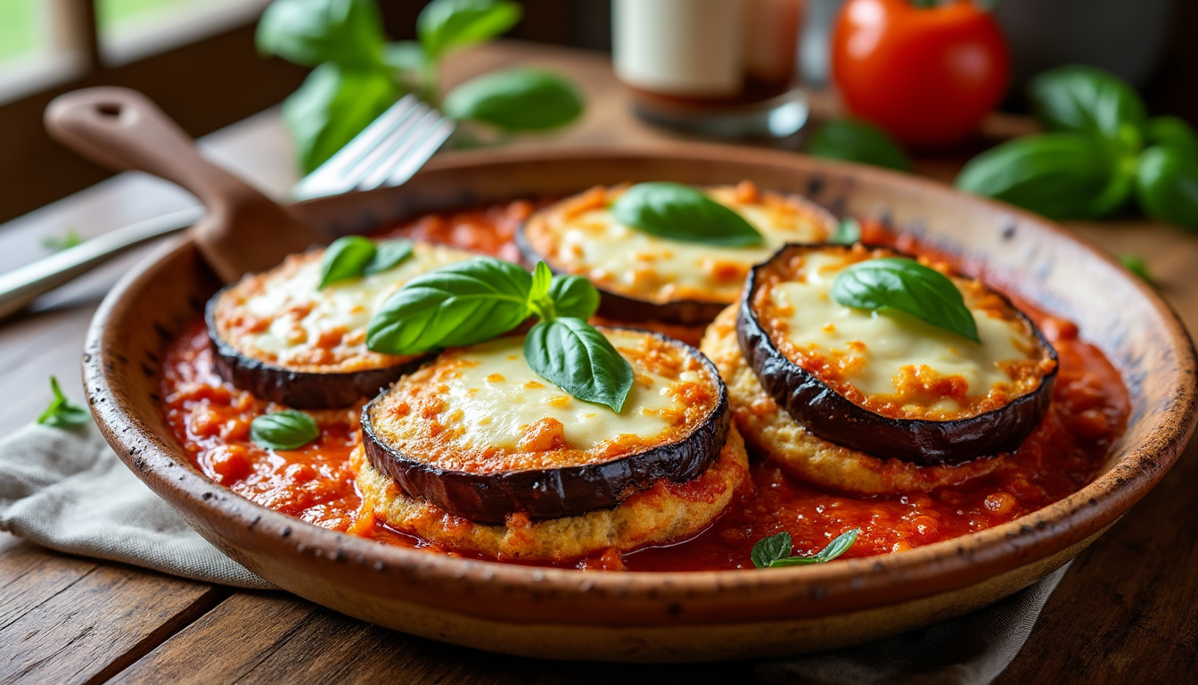descubre cómo preparar auténticas berenjenas a la parmesana con esta receta italiana paso a paso. ingredientes, consejos y el secreto para un plato sabroso y tradicional.
