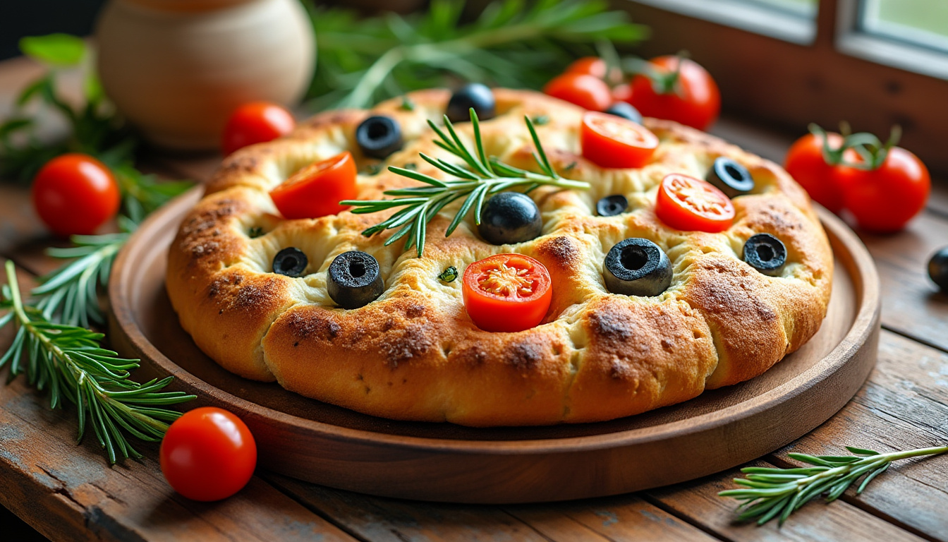 descubre cómo preparar en casa una auténtica focaccia italiana con esta receta fácil, consejos prácticos y los ingredientes tradicionales para lograr un pan esponjoso y delicioso.