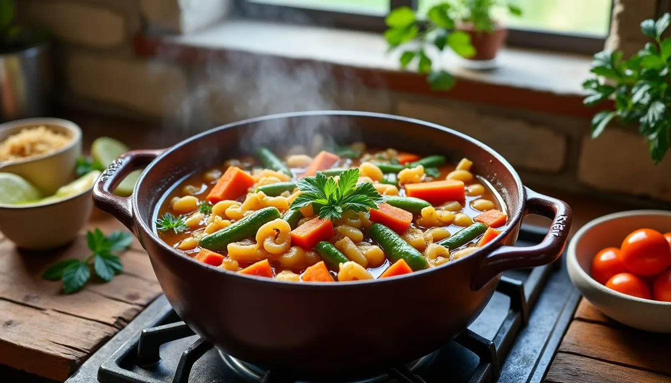 descubre cómo preparar una auténtica sopa minestrone italiana paso a paso. aprende los ingredientes tradicionales y los mejores trucos para disfrutar de este clásico plato lleno de sabor y salud.