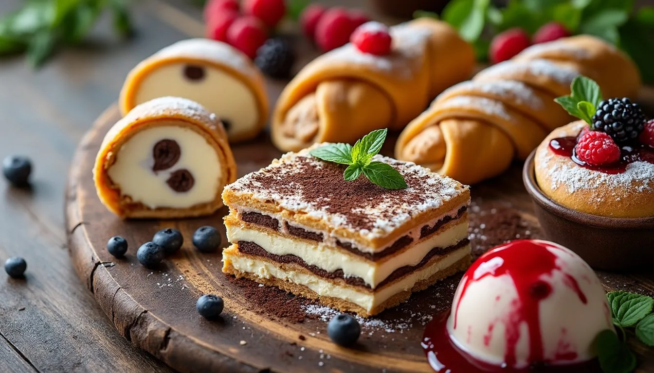 descubre los postres típicos de italia más deliciosos y tradicionales. conoce sus ingredientes, sabores únicos y su historia en la repostería italiana. ¡endulza tu paladar con estas delicias italianas!