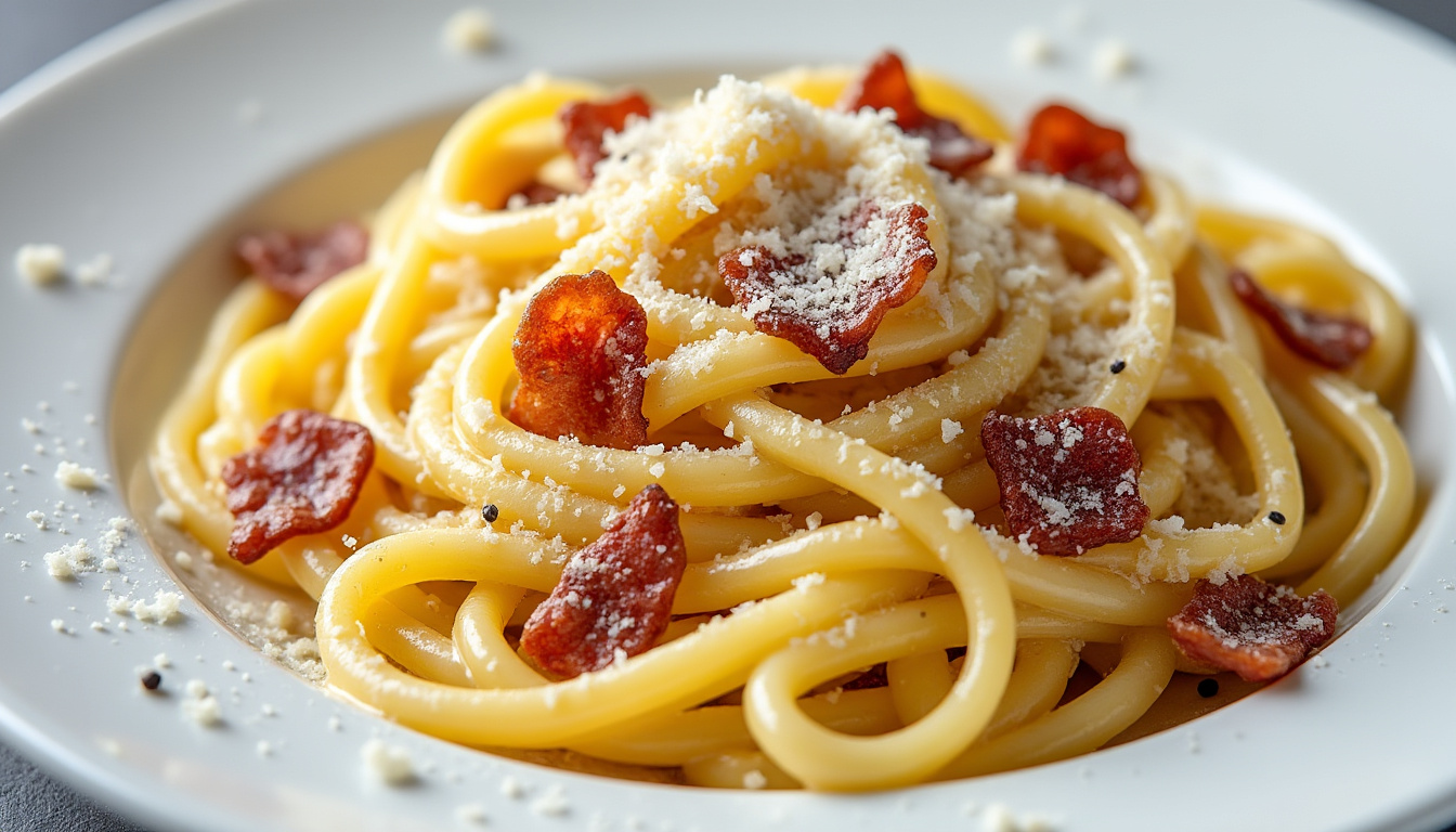descubre cómo preparar la auténtica receta carbonara para dos personas. perfecta para sorprender en una cena romántica, rápida y deliciosa, con ingredientes tradicionales.