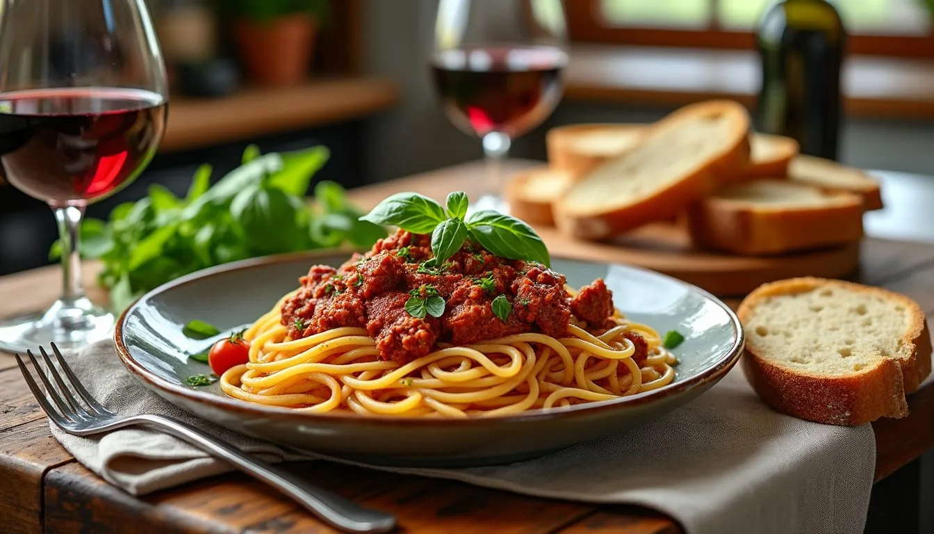 descubre cómo preparar la auténtica receta tradicional de spaghetti a la boloñesa paso a paso. disfruta de una salsa casera deliciosa y fácil de hacer, ideal para toda la familia.