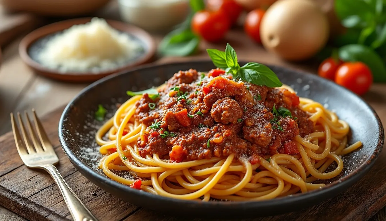 descubre cómo preparar la auténtica receta tradicional de espaguetis a la boloñesa con este paso a paso fácil. disfruta de un plato de pasta delicioso y lleno de sabor italiano en casa.