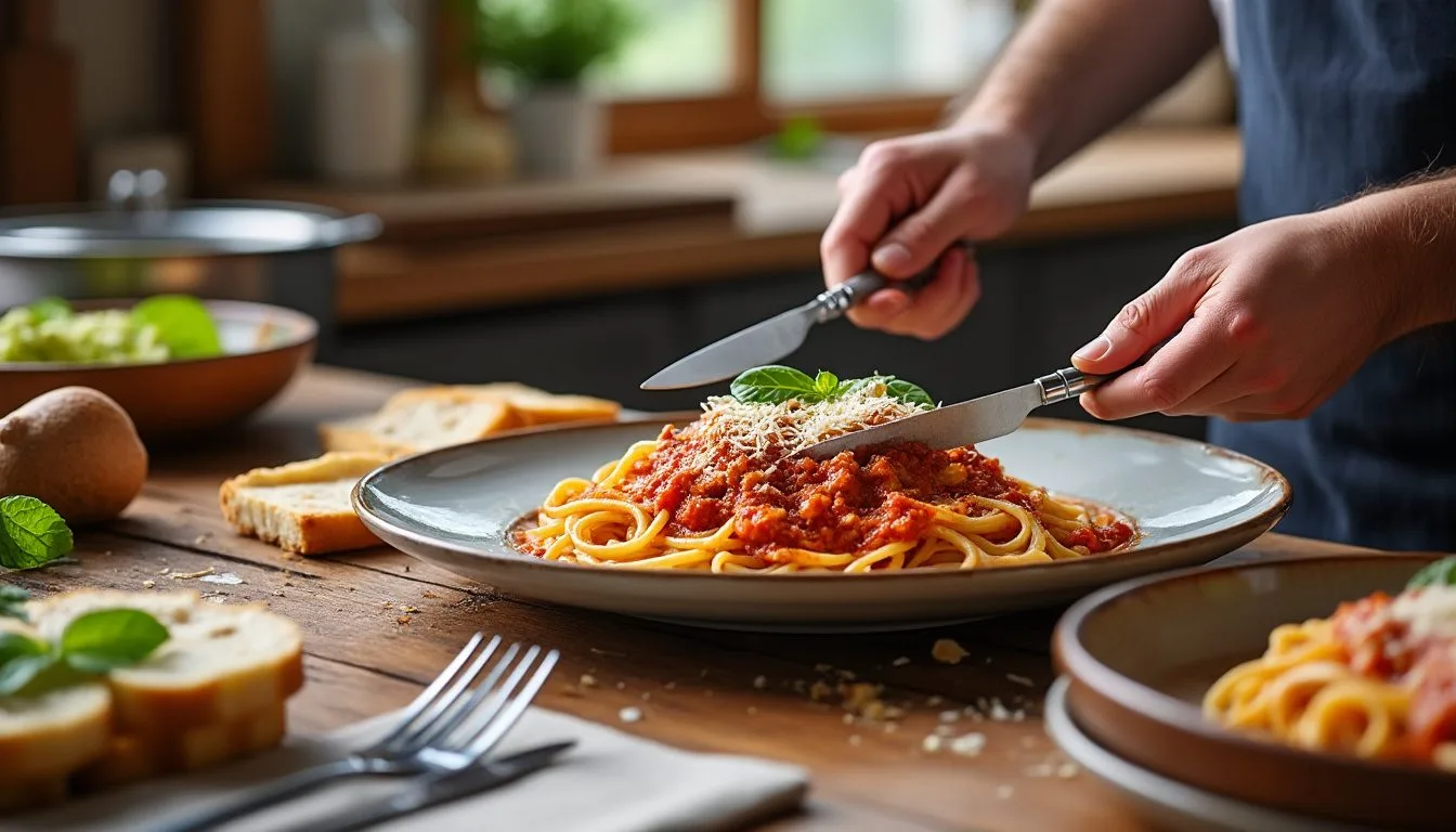 descubre cómo preparar espaguetis a la boloñesa con esta receta tradicional, explicada paso a paso. disfruta de un plato clásico italiano con ingredientes sencillos y mucho sabor.