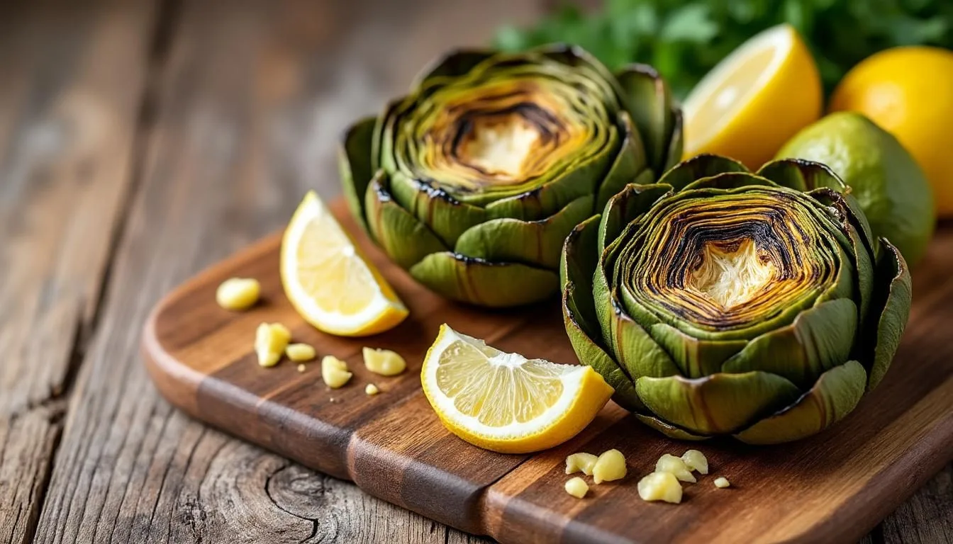 descubre cómo preparar unas deliciosas alcachofas a la plancha con ajo y limón, una receta fácil, saludable y llena de sabor mediterráneo. ¡perfecta como aperitivo o acompañamiento!