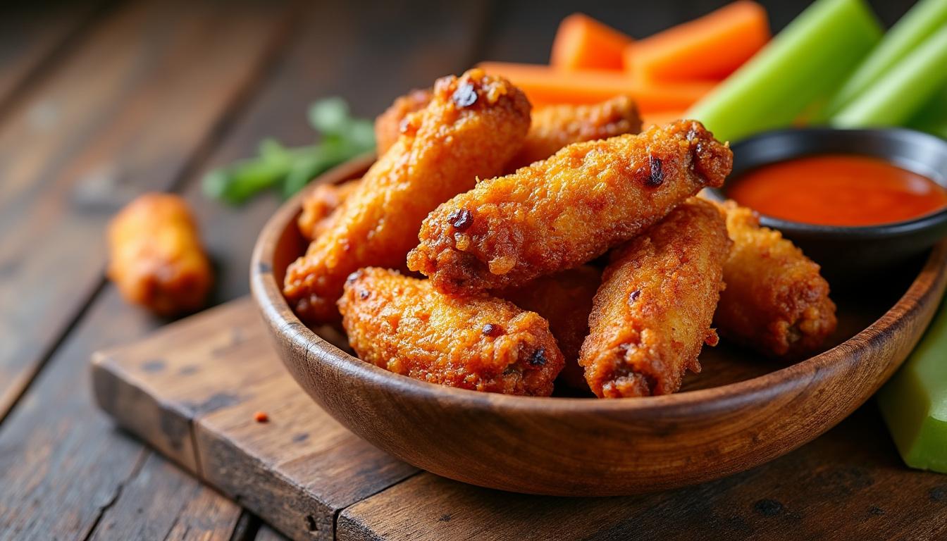 descubre cómo preparar alitas de pollo fritas, crujientes por fuera y jugosas por dentro. sigue nuestra receta fácil y deliciosa para sorprender a todos con un plato irresistible.