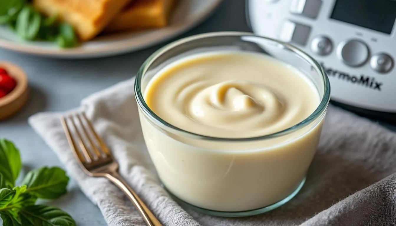 descubre cómo preparar una bechamel en thermomix sin grumos, suave y perfecta para todas tus recetas. sencilla, rápida y deliciosa, ideal para tus platos favoritos.