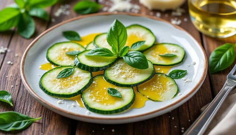 descubre cómo preparar un carpaccio de calabacín ligero y fresco, ideal como entrante saludable y lleno de sabor. sigue nuestra receta fácil y disfruta de un plato refrescante perfecto para el verano.