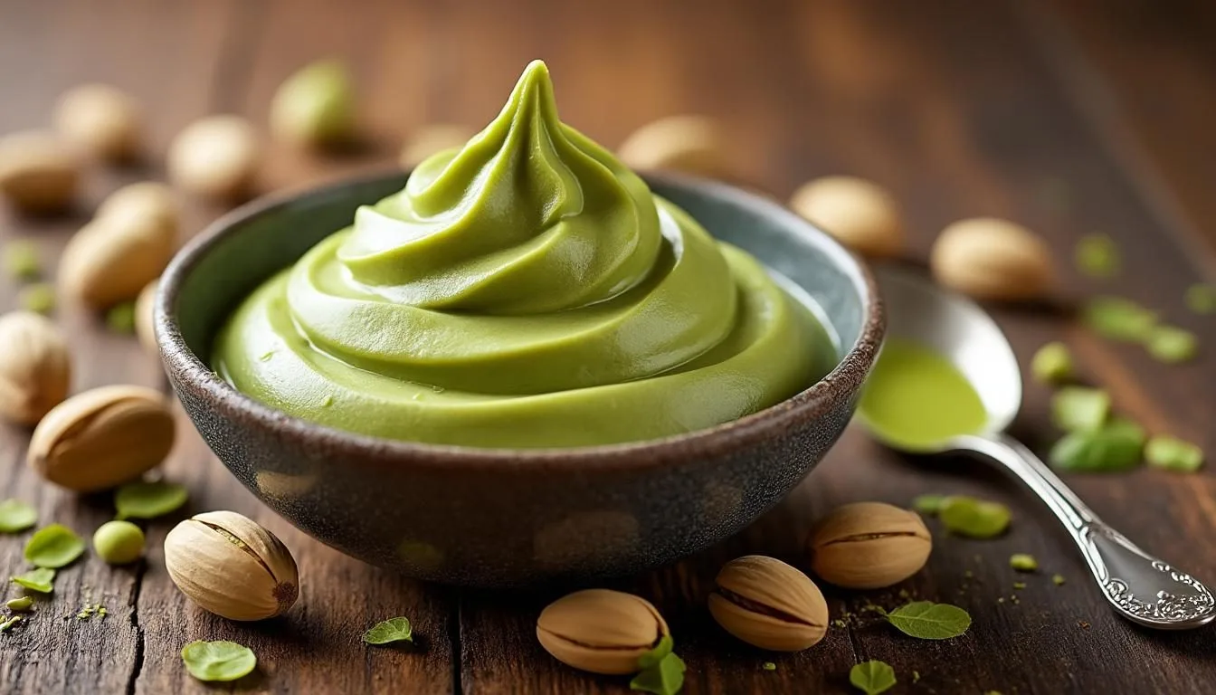 descubre cómo preparar una crema de pistacho fácil y deliciosa, ideal para dar un toque especial a tus postres favoritos. ¡sorprende a todos con este sabor irresistible!