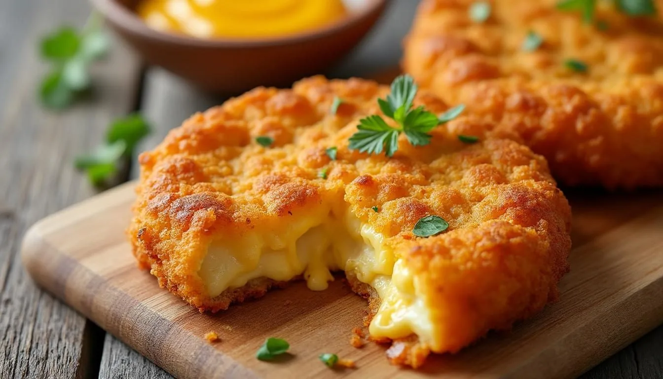 descubre cómo preparar queso frito rebozado, crujiente y dorado con esta receta fácil y deliciosa. ideal como aperitivo o snack, ¡perfecto para sorprender a tus invitados!