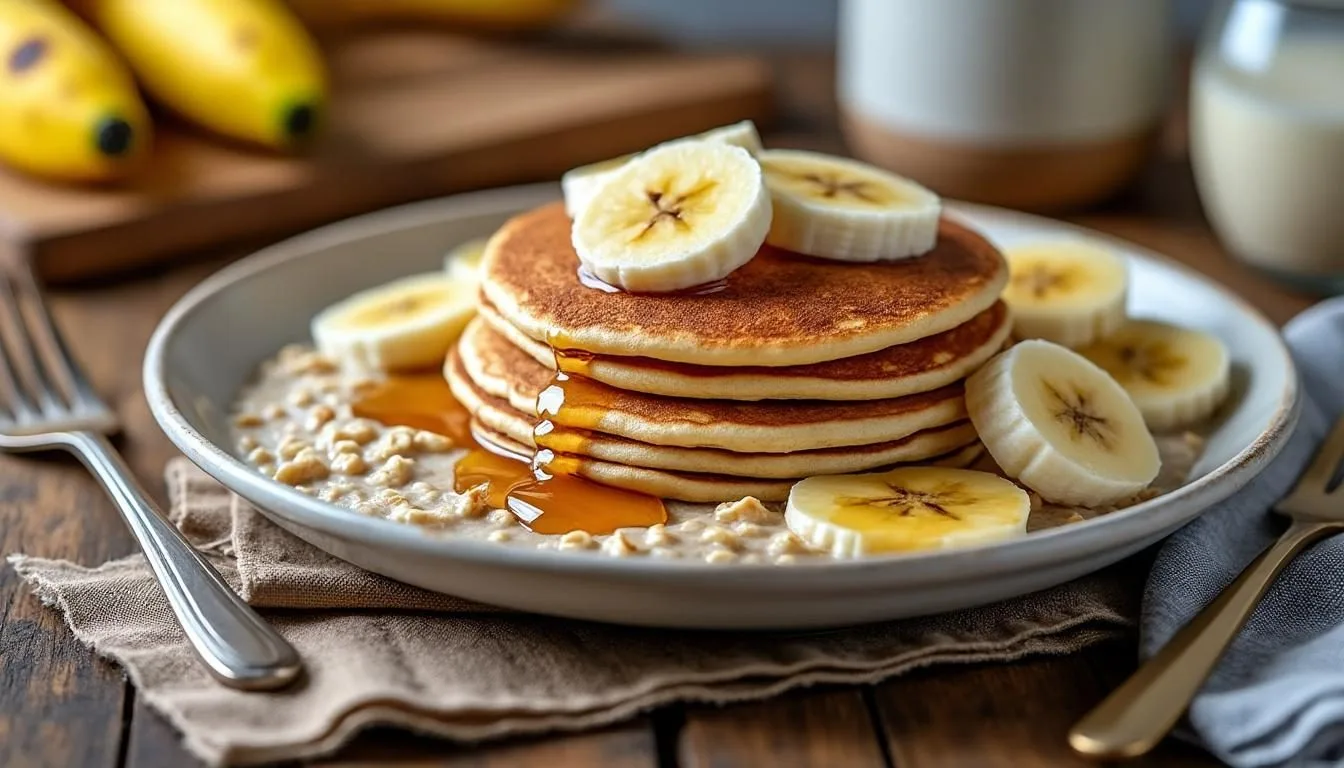 descubre cómo preparar tortitas de avena y plátano saludables y fáciles de hacer. una receta perfecta para un desayuno nutritivo, rápido y delicioso, ideal para toda la familia.