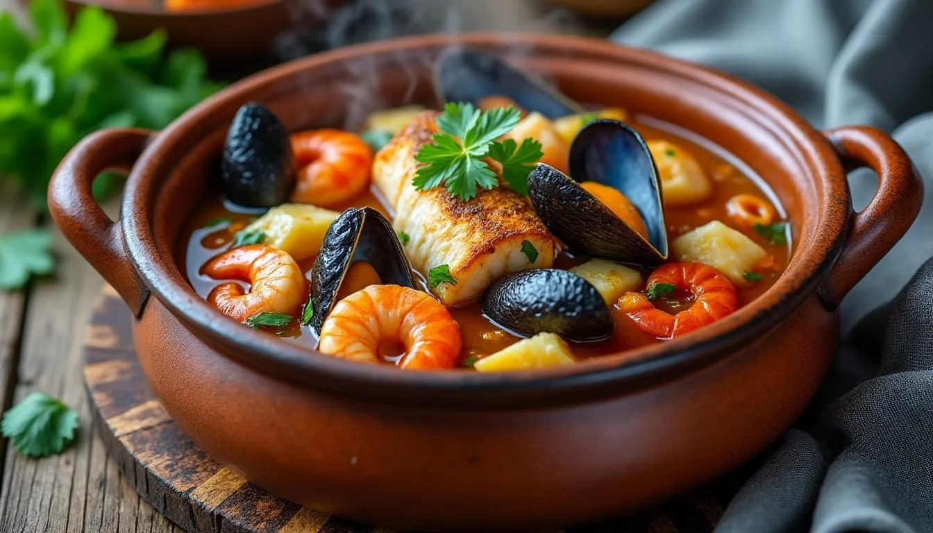 descubre cómo preparar una deliciosa caldereta de pescado y marisco casera con esta receta fácil y tradicional. ¡sorprende a tu familia con un plato lleno de sabor y frescura!