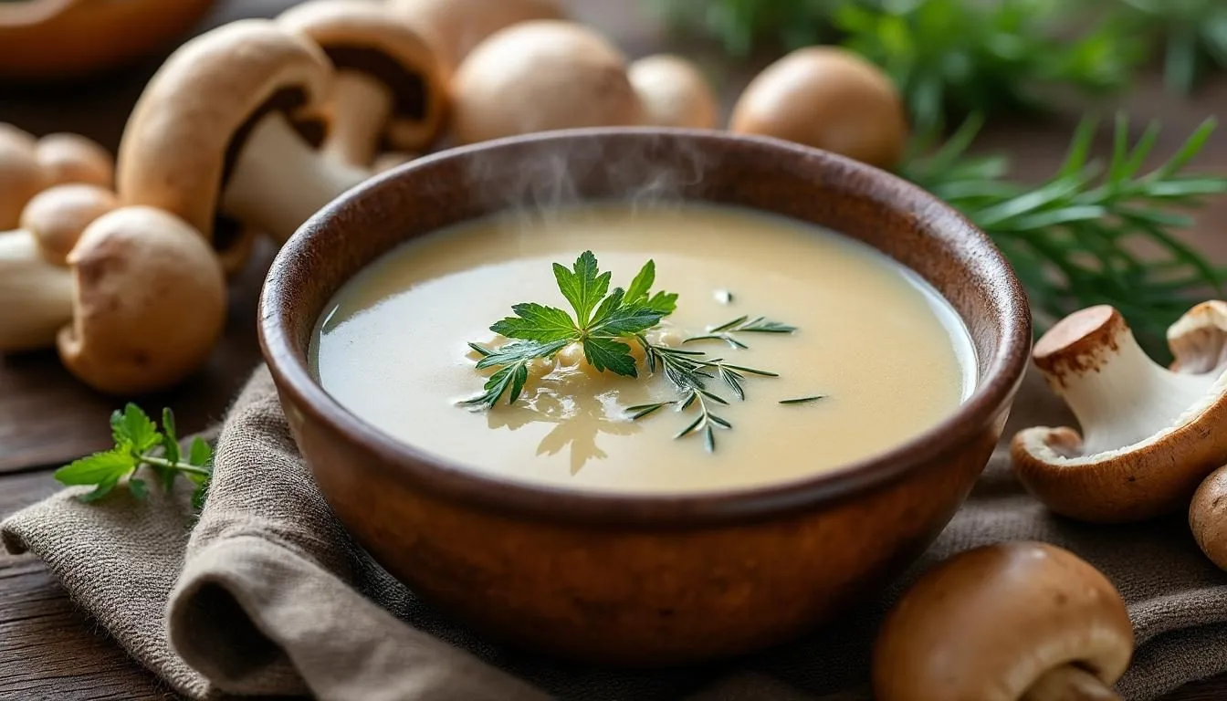 deléitate con esta receta fácil y cremosa de crema de boletus gourmet, perfecta para disfrutar un sabor intenso y elegante en cada cucharada.
