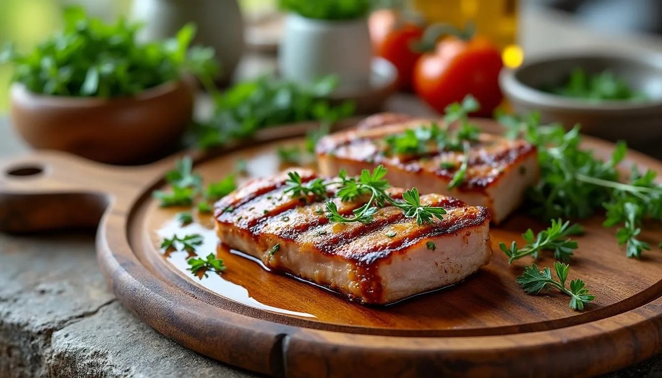 descubre cómo preparar pluma ibérica a las finas hierbas a la plancha con esta receta fácil y deliciosa. disfruta de un plato jugoso y lleno de sabor, perfecto para cualquier ocasión especial.