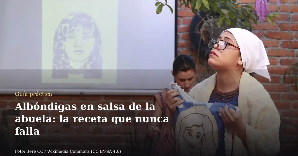 Albóndigas en salsa de la abuela: la receta que nunca falla