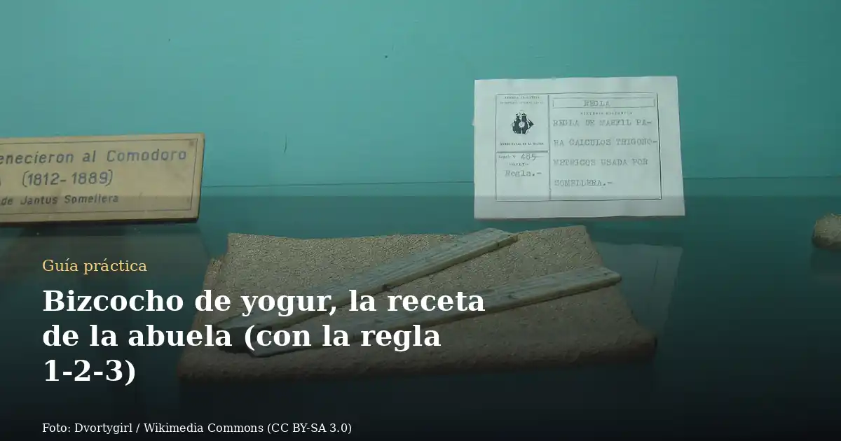 Bizcocho de yogur, la receta de la abuela (con la regla 1-2-3)