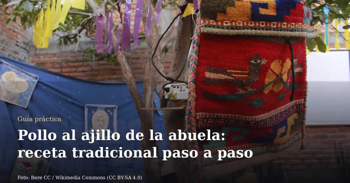 Pollo al ajillo de la abuela: receta tradicional paso a paso