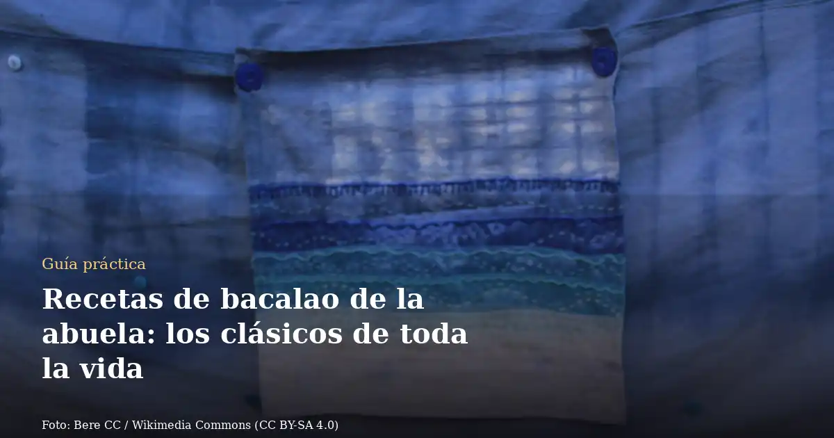 Recetas de bacalao de la abuela: los clásicos de toda la vida